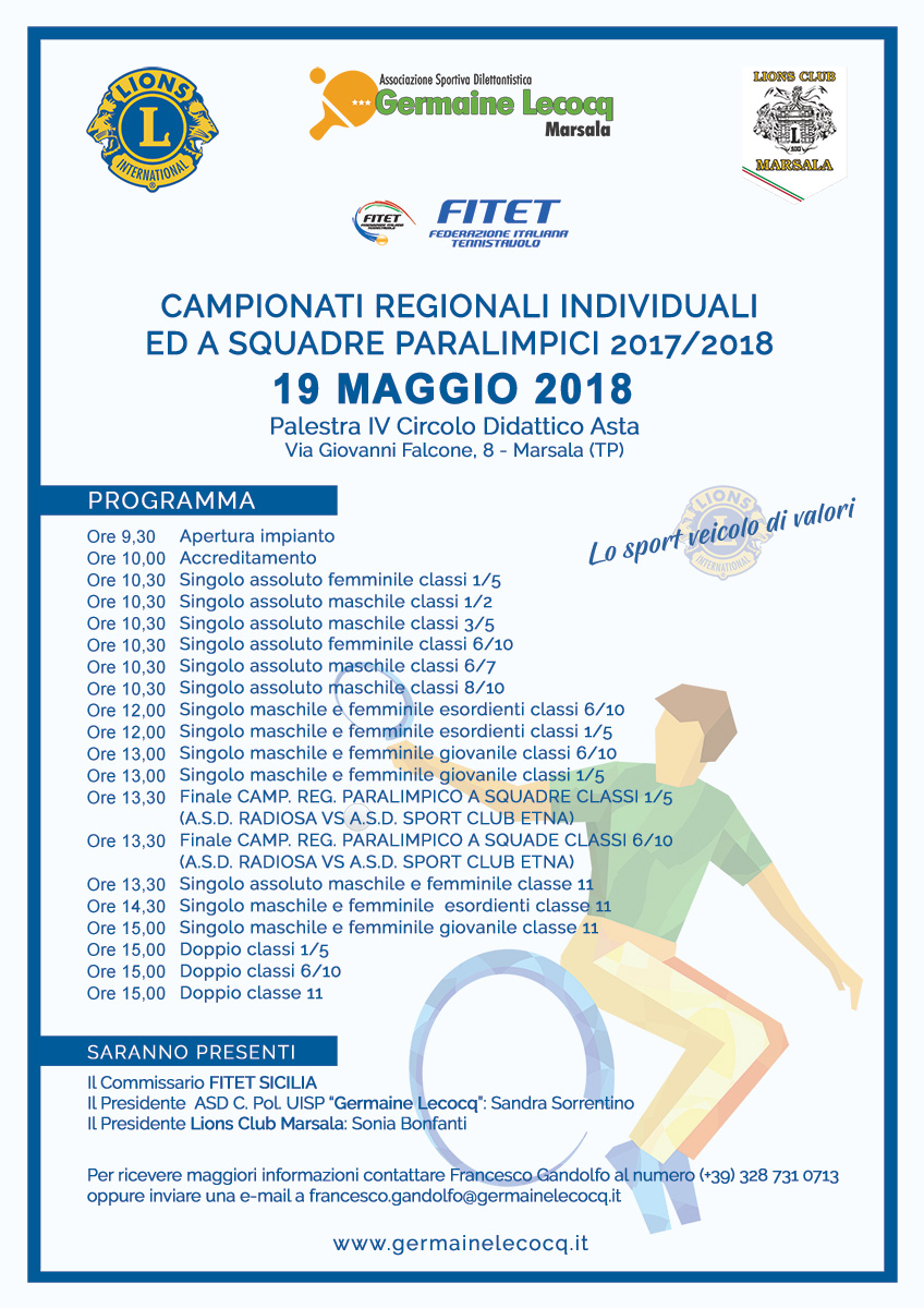 Campionati Regionali Paralimpici